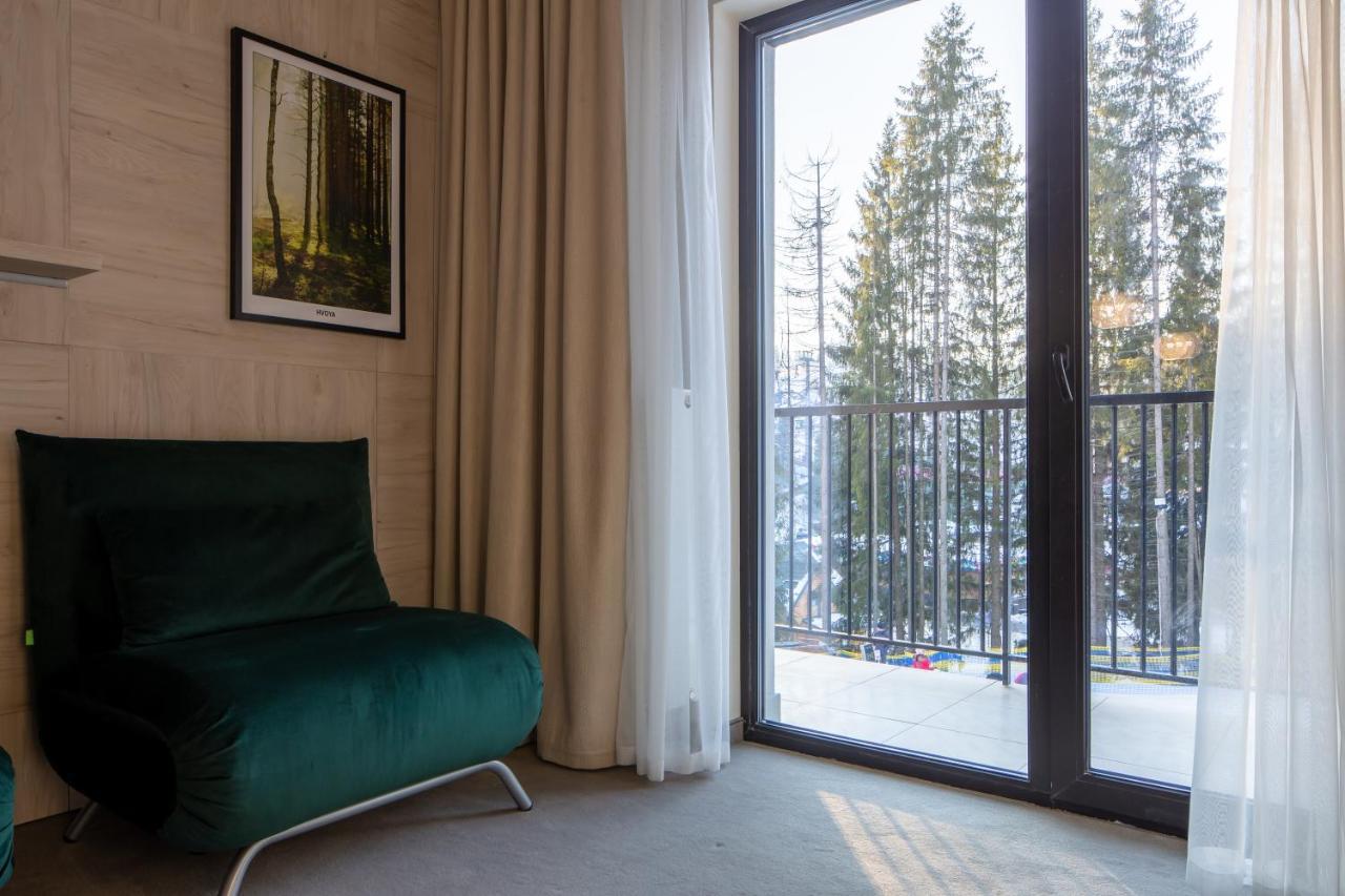 Hvoya Apart-Hotel & Spa Bukovel Bagian luar foto